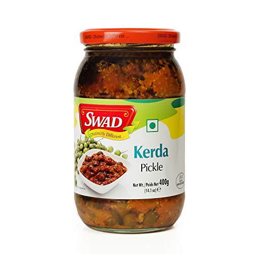 Image of SWAD Traditional and Delicious Tenti Dela Pickle 400g | Lesua Gunda Kerda Achar | Home Made Rajasthani Achaar | (Pack of 3)