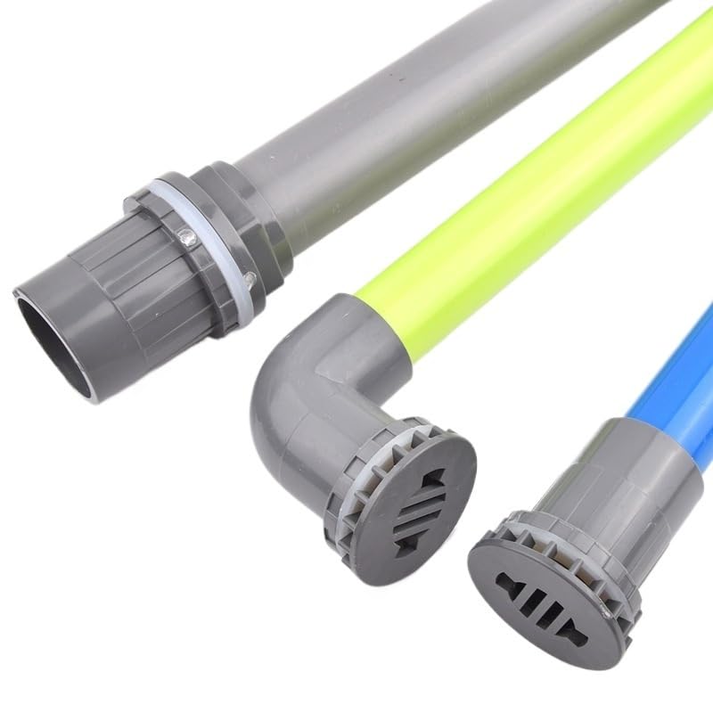 1 connettore di drenaggio diritto per acquario, 20 ~ 50 mm, grigio, per acquario, uscita troppopieno, giunzione per irrigazione da giardino (Style-E (O D), 40 mm (1 pezzo)