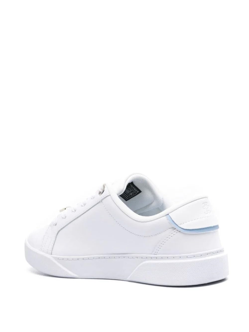 Tommy Hilfiger Golden HW Court Sneaker Fw0fw07702, Zapatilla con Suela Cupsole Mujer