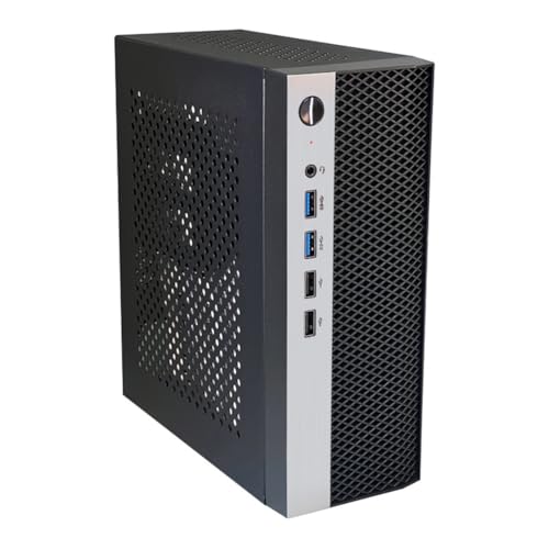 Châssis HTPC Mini ITX boîtier PC compact 4XUSB compatible carte mère Mini-ITX - 5