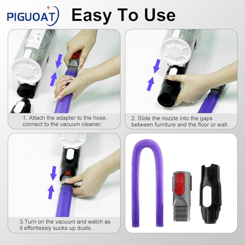 Image of LVAC-200 Dryer Vent Cleaner Kit Fit for Levoit LVAC-200 Cordless Stick Vacuum Cleaner LVAC-200 MAX, 1 Dryer Vent Cleaner Kit + 1 Universal Adapter Tube