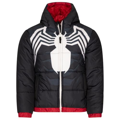 Image of Marvel Hooded Zip-Up Puffer Jacket Toddler to Big Kid