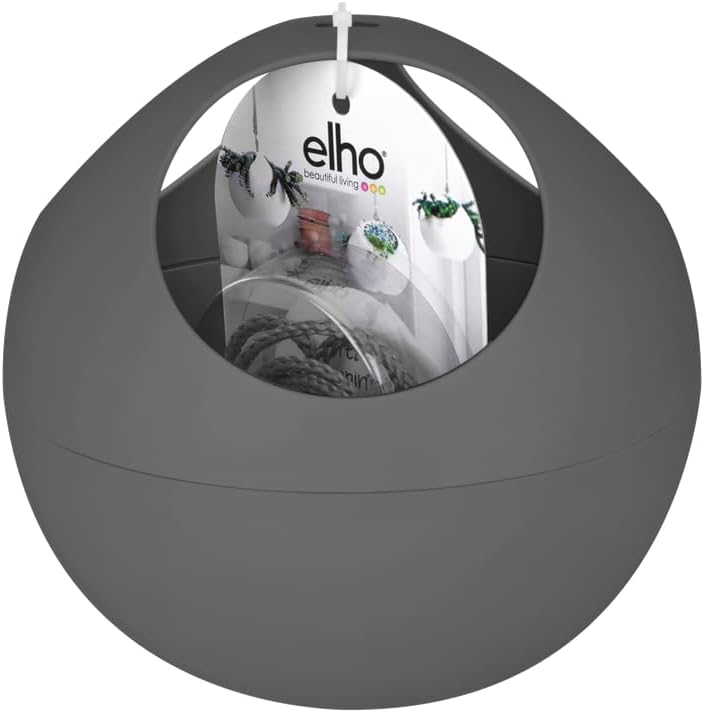 Elho B.for Soft Air - Flowerpot - Anthracite - Indoor - Ø 18 x H 16.1 cm