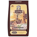 India Gate Classic Basmati Rice 10kg | Extra Long Grain | 2 years aged Rich Aroma & Flavour | Gluten-Free | World’s No.1 Premium Basmati | Bulk rice | Ideal for Cooking & Family Meals