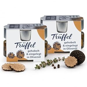 Casa Zarrella Trüffel-Carpaccio 40g – 2er Pack - Hauchdünn Gehobelter Sommertrüffel in Olivenöl – Edler Geschmack für Pasta, Fleischgerichte & Salate