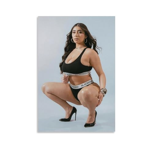 Fuxiaolong Violet Myers Boobs Poster Porn Star Posters Hot Girl Poster for Bedroom Aesthetic Posters, Canvas Art 24x36inch (60x90cm) Unframed