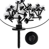 Gistilli 20pcs Fender Bumper Cover Wheelhouse CD Console Bolt Screw Compatible with GM Chevrolet Camaro Cruze Colorado Malibu Equinox Silverado Cadillac Buick 11570498