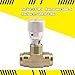 Straight Flow Control Needle Valve for Hydraulic System, Heavy-Duty Carbon Steel Pressure Fittings with 3/8