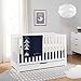 Carter's by DaVinci Colby 4-in-1 Convertible Crib with Trundle Drawer in White, Greenguard Gold Certified, Undercrib Storage