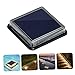 FIXOSHEE 1Pc Solar Outdoor Light LED Step Lamp for Garden Patio Decks and Stairs Durable Pressure Resistant Material Portable Landscape Lighting Tool