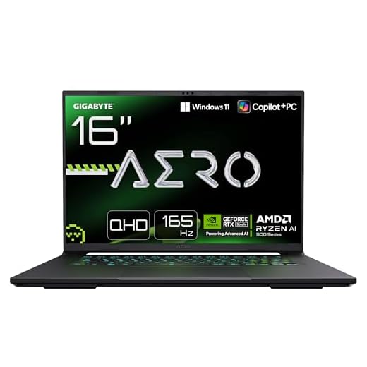 Gigabyte AERO X16 Gaming Laptop - Copilot+ PC, 16", 165Hz WQXGA, Ryzen AI 7 350, RTX 5060, 16GB DDR5 5200MHz, 1TB Gen4 SSD, Windows 11 Home, 2 Year Warranty, Dolby Atmos, AERO X16 1VH93UKC94AH