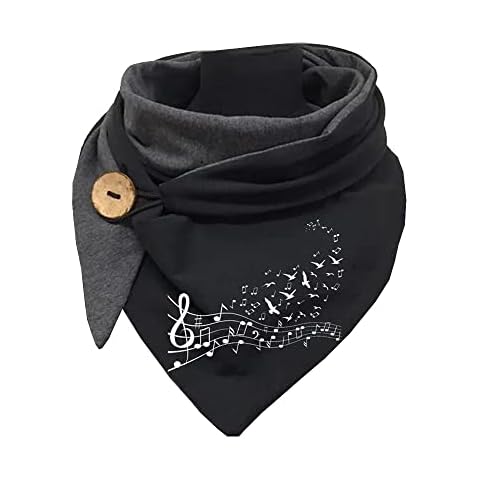 Hiseng Damen Schals Groß Dreieck Winter Dreieckstuch Warmer Button Lieblingsschal Scarf Fransen Knopf Karoschal Poncho Soft Wrap Lange Stola Fransen Poncho Cover