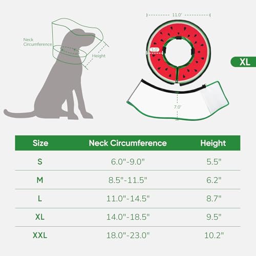 Image of Supet Sponge Dog Cone Collar Stop Licking After Surgery, Dog Donut Collar | Adjustable Dog Recovery Collar Alternative, Detachable Shield, Soft, Comfy Cone, Neck Pillow for Large Dogs