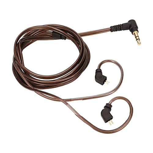 SUNGOOYUE 120cm Bronze 2 Pin 0.78mm Headphone Cable for KZ, UE, CCA, TRN, QDC and Other Compatible Earphones