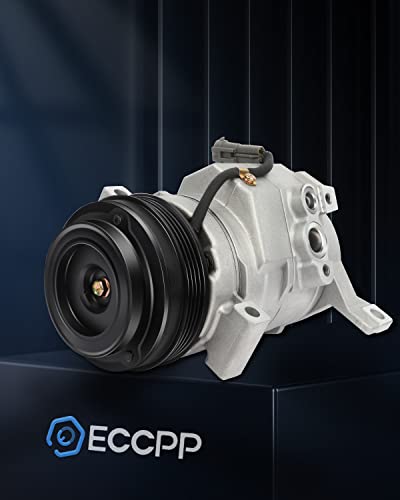 Image of ECCPP AC Compressor Direct Fit for Chevrolet Tahoe V8 5.3L 2010-2014 | for Chevrolet Express 1500 2500 3500 2008-2014 Fast Cooling AC Compressor with Clutch Low Vibration Fuel Efficient