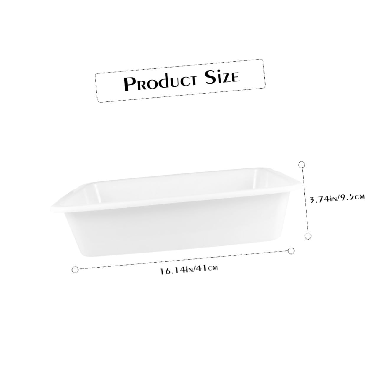 Cabilock Set 3 Pezzi Vassoi per Reagenti Chimici Resistente ad Acidi e Alcali, Vassoi da Laboratorio in Plastica Superficie Liscia, per Forniture e Esperimenti di Chimica in Laboratorio