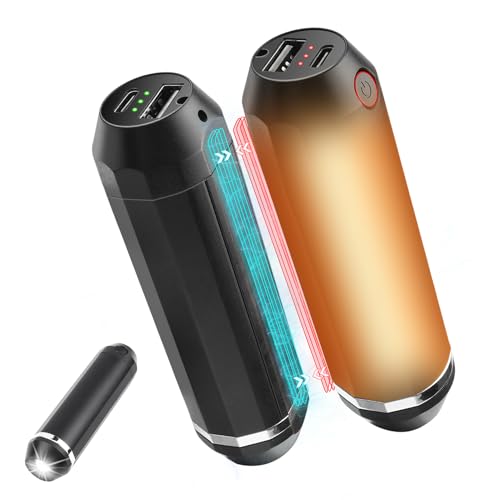 【2024新登場】充電式カイロ 360°全面発熱 1台3役 電気カイロ カイロ 充電式 分離式設計 3秒急速発熱 3階段温度調節 10000mAh容量 モバイルバッテリー機能 10時間連続発熱 USB充電式 小型 超軽量 懐中電灯 持ち運びやすい 旅行 出張 通勤 通学 寒さ対策 防寒グッズ プレゼント PSE認証済