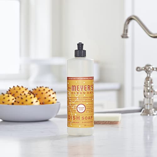 Image of MRS. MEYER'S CLEAN DAY Liquid Dish Soap, Limitd Edition Orange Clove, 16 fl. Oz