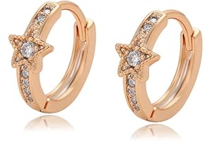 Stunning Small Star Hoop Earrings: Timeless Elegance for Radiant Appeal