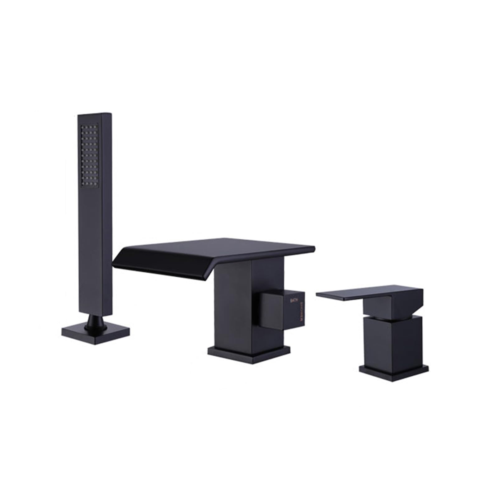 NZPOST Waterfall Tap and Shower Bath Mixer Taps with Shower Attachment, Bathroom Taps Mixer with Shower Se