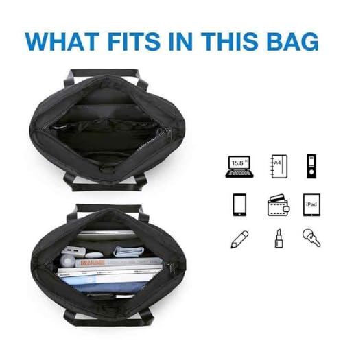 Women’s Travel Tote Bag Versatile Shoulder Gym Bag with Laptop Compartment and Yoga Strap3