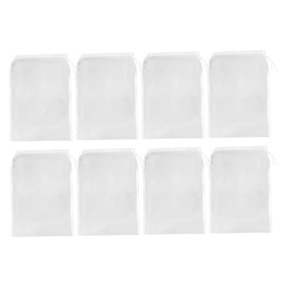 Alipis Homemade Yogurt Milk Filters 8pcs Mesh Bag Brew Filter Bag Cups Tag Filter Kitchen Filter Cloth Nutmilk Mesh Bag Filtering Mesh Bags Nut Bags for Straining