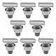 ALLY-MAGIC Hammerkopfschrauben Set, M8 x 20 mm Hammerkopfschrauben, T Schrauben mit Sperrzahnmuttern, Flanschmuttern M8 Schrauben für PV Solar Montageschienen Photovoltaik Gewächshaus E21-TXLSLM