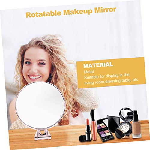 Outanaya 2pcs espejo cosmético portátil doble cara miniatura 7