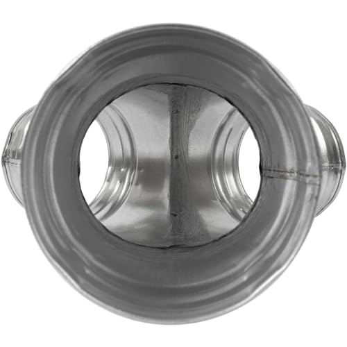 Image of Duct Splitter for Exhaust Fan Dryer Vent Hose 3 Way Duct Hose Connector, T Shape, T Joint Metal (4'' Inch, Y Shape)