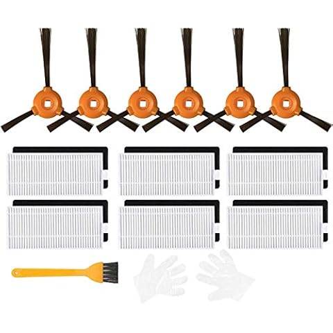 JJ Neumann Replacement Parts Accessories Compatible with Yeedi K600, K700 Robot Vacuum Cleaner Filters and Brushes Cover