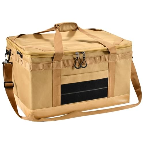 Bolsa de picnic for exteriores, bolsa de almacenamiento for acampar al aire libre, bolsa de vajilla de viaje de gran capacidad, utensilios de cocina for picnic, bolso de mano for vajilla, fácil de lim