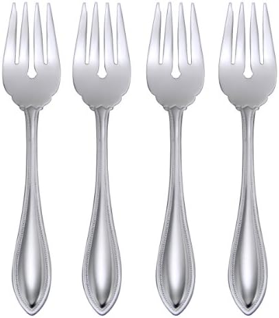 Oneida American Harmony Everyday Flatware Salad Forks, Set of 4