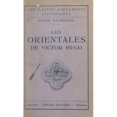 Les orientales de Victor Hugo