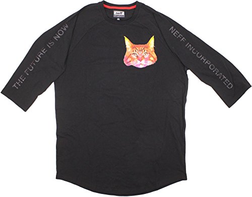 Preisvergleich Produktbild Neff Herren Raglan-T-Shirt Third Eye - Schwarz - X-Groß