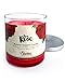 True Rose Scented Natural Soy Candle, Essential Fragrance Oils, 100% Soy, Phthalate & Paraben Free, Clean Burning, 9 Oz.