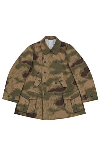 Veste Militaire Gebirgsjäger Sumpfsmuster 43 Finition Premium Reconstitution de Collection
