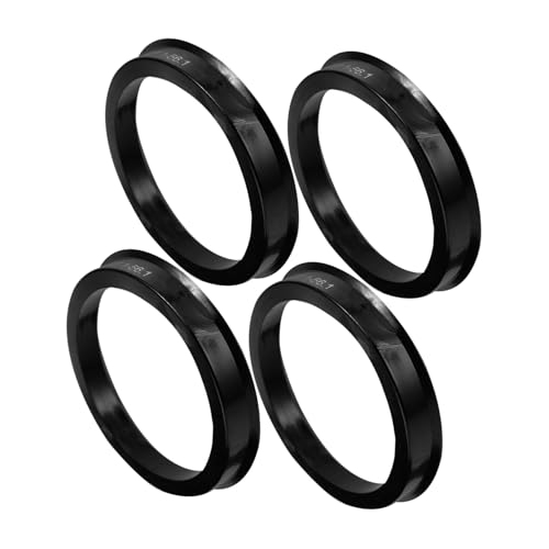 POPETPOP 4piezas Anillos De Centrado para Cubo De Rueda De Coche Adaptadores De Plástico para Cubo De Rueda Uso Decoraciones Exteriores De Coche