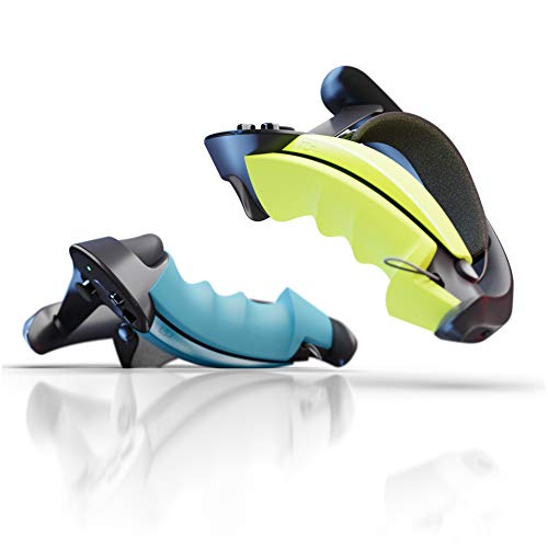 Valve Index VR Controller Grips - Deluxe Pair - KNUCKLES DUSTER Light - Ergonomic MOD for Knuckles Virtual Reality Controller