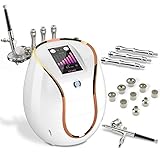 Microdermoabrasion con Punta de Diamante, Kit de dermoabrasión de diamante profesional 3 en 1 para antienvejecimiento, eliminación de puntos negros y dispositivo de belleza para el hogar