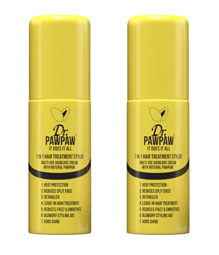 Dr. PAWPAW It Does It All 7-in-1-Haarkur, 150 ml, 2 Stück – Mehrzweck-Haarkur, natürliches Haar, natürliche Schönheit, vegane Schönheit