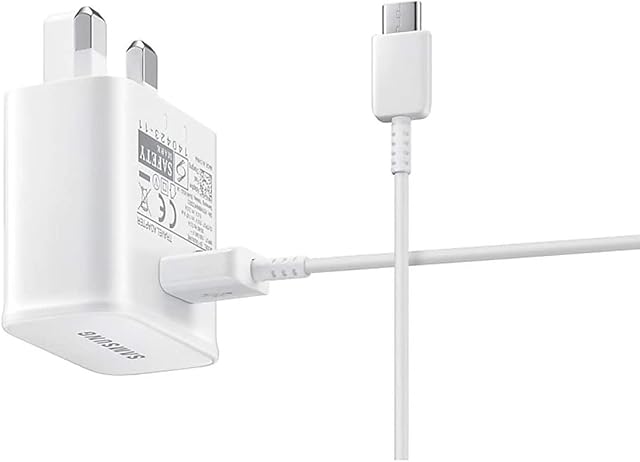 Samsung Galaxy A3(2017) Genuine Samsung Fast Adaptive Mains Plug & Genuine Samsung Type C Charge & Sync Cable (Samsung Galaxy A3(2017))