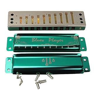 Harmonica Diatonic harmonica blues Player pr020 acrylique aluminium bois peigne 10 trous harpe phosphore bronze roseau… - Les Beatles, Paul McCartney, John Lennon, RIngo Starr, George Harrison Harmonica Diatonic harmonica blues Player pr020 acrylique aluminium bois peigne 10 trous harpe phosphore bronze roseau… – Image 4