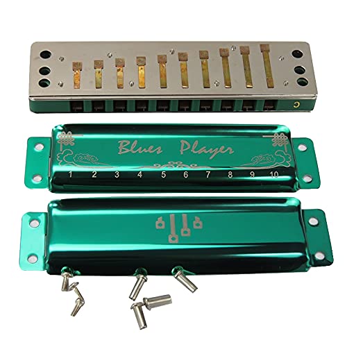 Harmonica Diatonic harmonica blues Player pr020 acrylique aluminium bois peigne 10 trous harpe phosphore bronze roseau… - Les Beatles, Paul McCartney, John Lennon, RIngo Starr, George Harrison Harmonica Diatonic harmonica blues Player pr020 acrylique aluminium bois peigne 10 trous harpe phosphore bronze roseau… – Image 5
