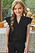 DOKOTOO KIDS Girls Shirts Cute Summer Tops for Teen Ruffle Short Sleeve Flowy T-Shirt Summer Casual Tween V Neck Chiffon Solid Blouse Black Size 8-9 Years