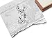 Produktbild Stempel Weihnachtsstempel Elch mit Frohes Fest - Textstempel Weihnachten Karten Geschenkanhänger Basteln Weihnachtsdeko Geschenk - zAcheR-fineT