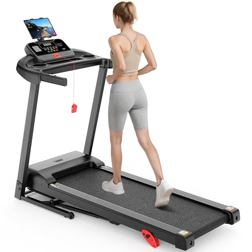 Image of 2.75HP Folding Treadmill with Incline for Home, 300LBS Capacity Portable Treadmill, Free Training Classes with APP