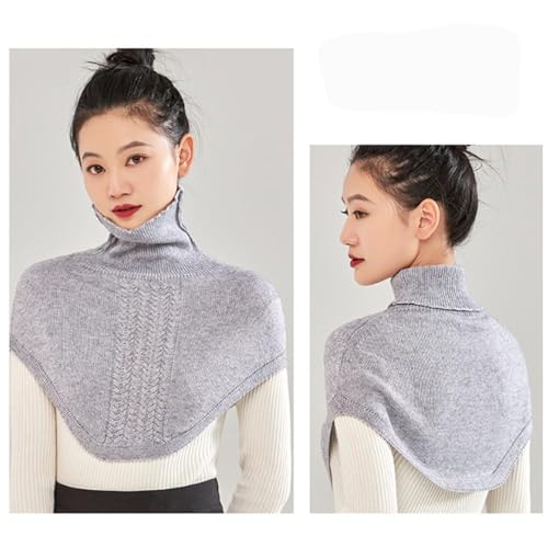 Soft & Warm High Neck Fake Collar, Warm Neck Gaiter Women, Pullover Dickey Collar for Women4