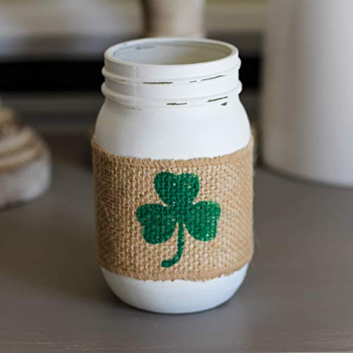 St. Patrick's Day Shamrock Mason Jar Decor | Irish Luck Charm for Home and Gift Giving - Image 3