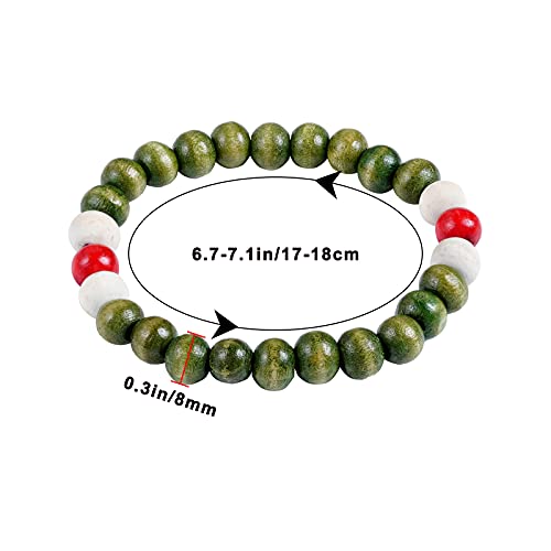 Lystaii 15Pcs Wooden Beaded Bracelet Bangle Elastic Stretch Bracelet Set For Men And Women Elastic Prayer Beads For Meditation Buddha Tibetan Bracelet 8Mm Beaded Bracelet Buddha Bracelet #TOP1
