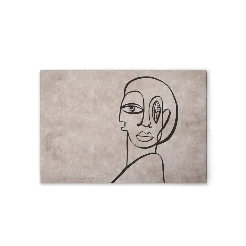 Tableau mural minimaliste A.S. Création DD132416 Oneliner gris beige 90x60 cm